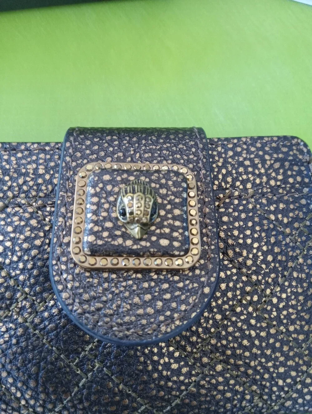 Kurt Geiger compact metallic